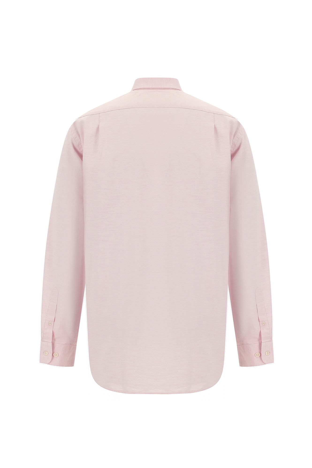 Pembe Uzun Kol Regular Fit Oxford Pamuk Gömlek