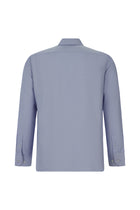 Açık Mavi Uzun Kol Regular Fit Pamuk Cepli Oxford Gömlek