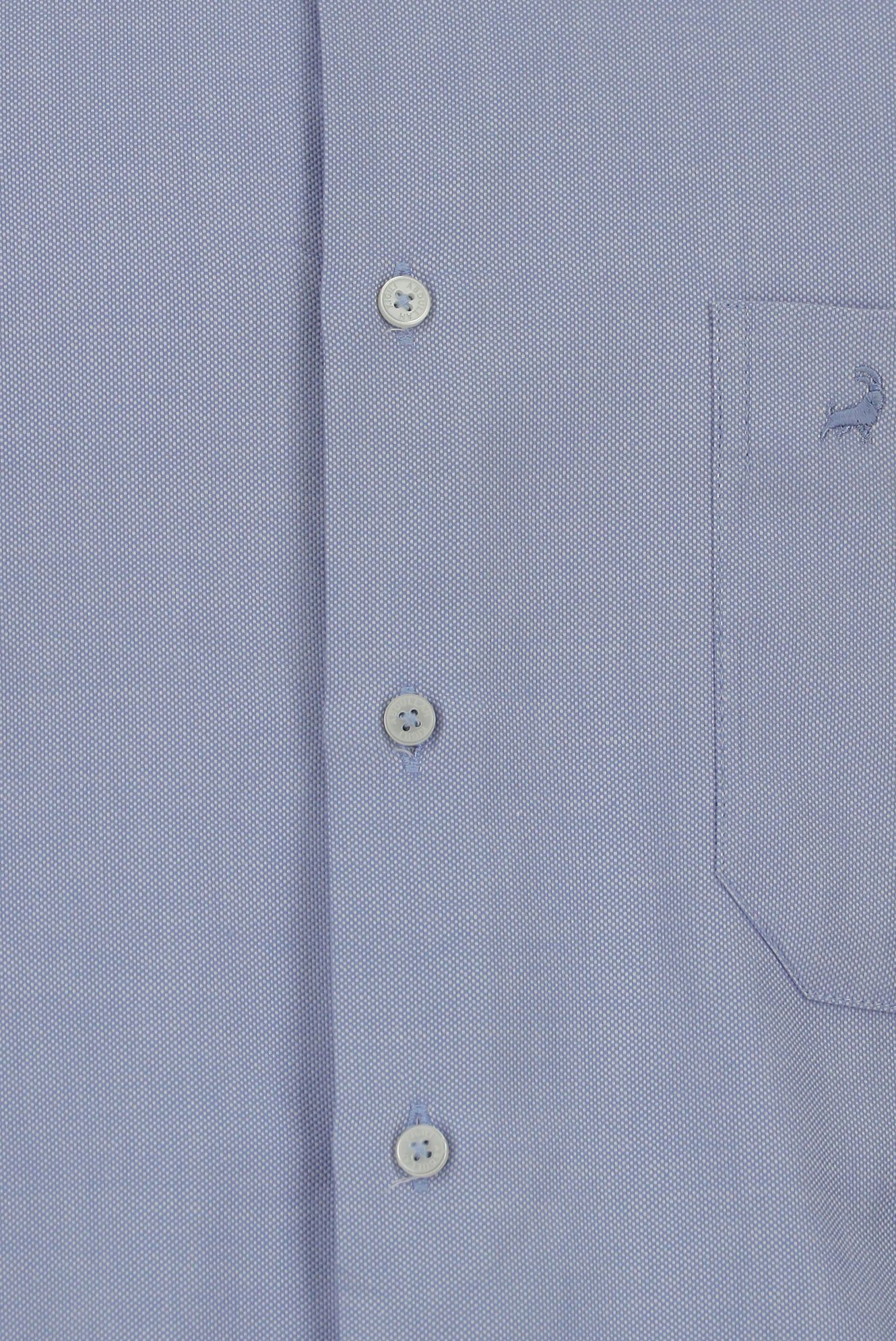 Aç?k Mavi Uzun Kol Regular Fit Pamuk Cepli Oxford Gömlek-Abdullah Ki??l?