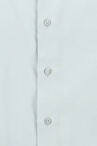 Orta Gri Uzun Kol Slim Fit Dar Kesim Klasik Non Iron Saten Pamuk Gömlek