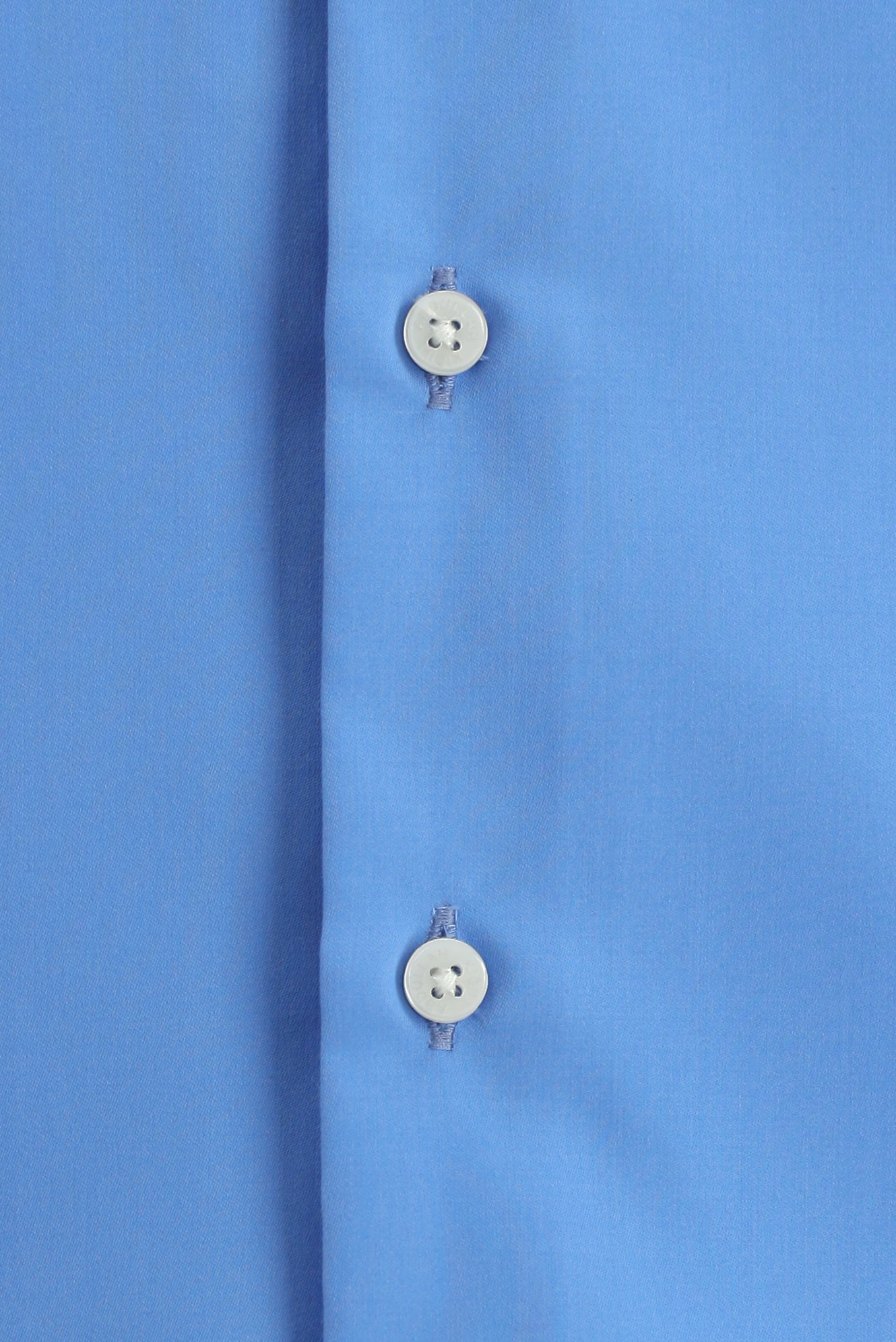 Koyu Mavi  Uzun Kol Slim Fit Dar Kesim Klasik Non Iron Saten Pamuk Gömlek