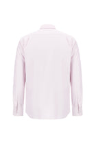 Toz Pembe Uzun Kol Slim Fit Dar Kesim Klasik Non Iron Saten Pamuk Gömlek