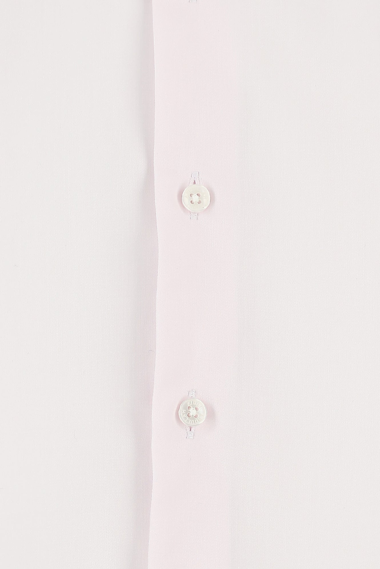 Toz Pembe Uzun Kol Slim Fit Dar Kesim Klasik Non Iron Saten Pamuk Gömlek-Abdullah Ki??l?