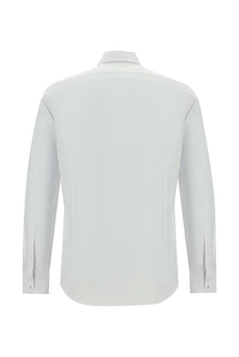 Beyaz Uzun Kol Slim Fit Dar Kesim Non Iron Oxford Pamuk Gömlek-Abdullah Ki??l?