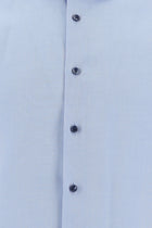 Mavi Uzun Kol Slim Fit Dar Kesim Non Iron Oxford Klasik Pamuk Gömlek