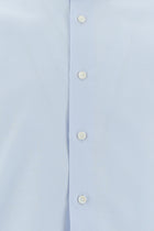 Açık Mavi Uzun Kol Slim Fit Dar Kesim Non Iron Oxford Pamuk Gömlek