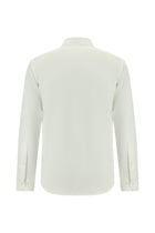 Beyaz Uzun Kol Slim Fit Dar Kesim Non Iron Klasik Saten Pamuk Gömlek