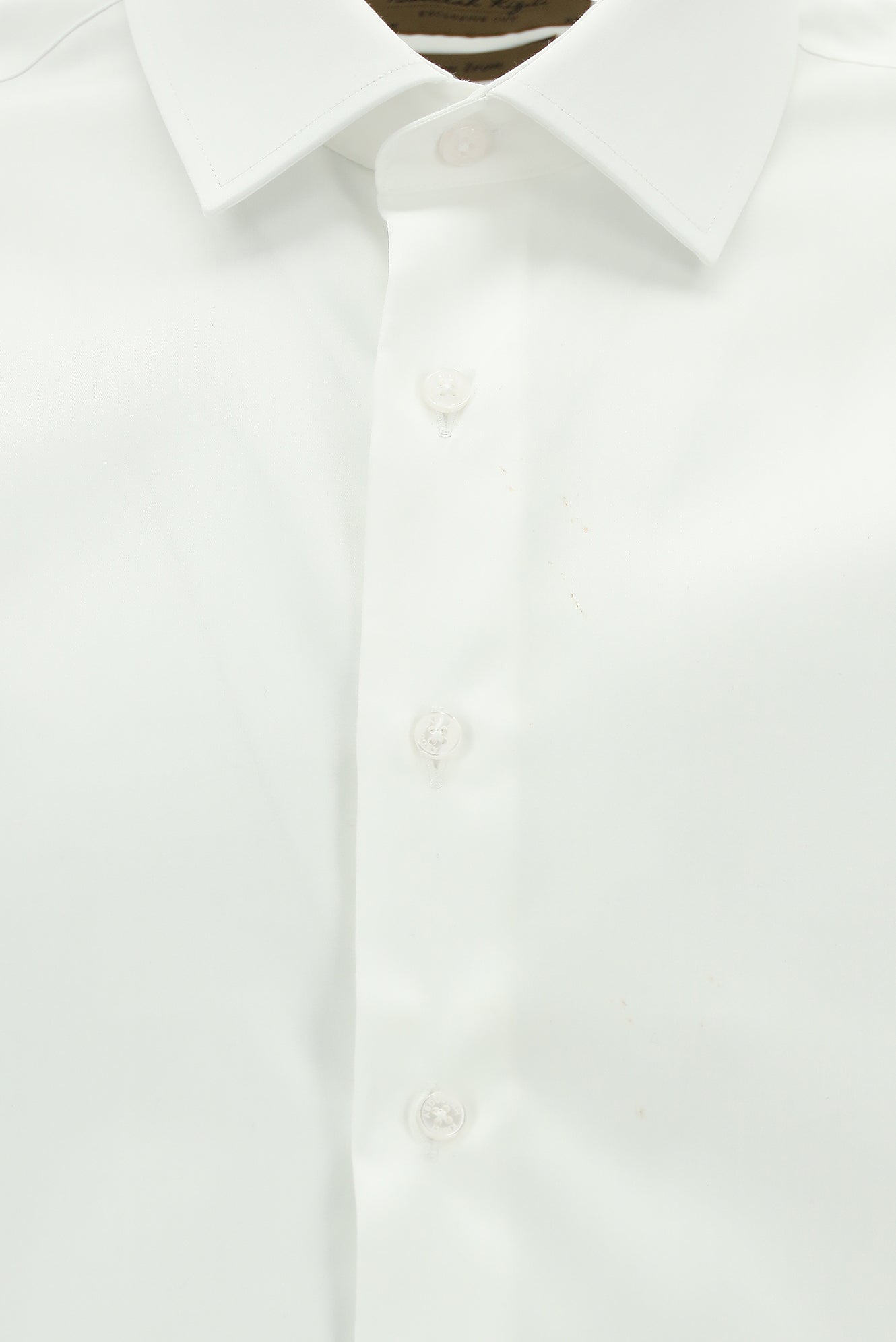 Beyaz Uzun Kol Slim Fit Dar Kesim Non Iron Klasik Pamuk Gömlek