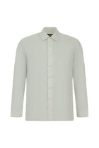 Beyaz Uzun Kol Slim Fit Dar Kesim Pamuk Klasik Non Iron Gömlek