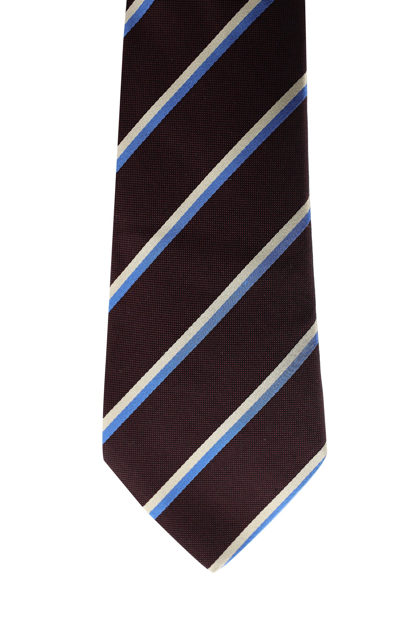 Koyu Bordo İtalyan Desenli Kravat