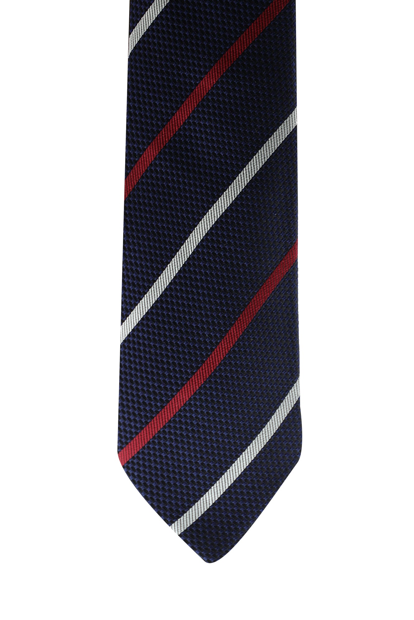 Koyu Lacivert İtalyan Desenli Kravat