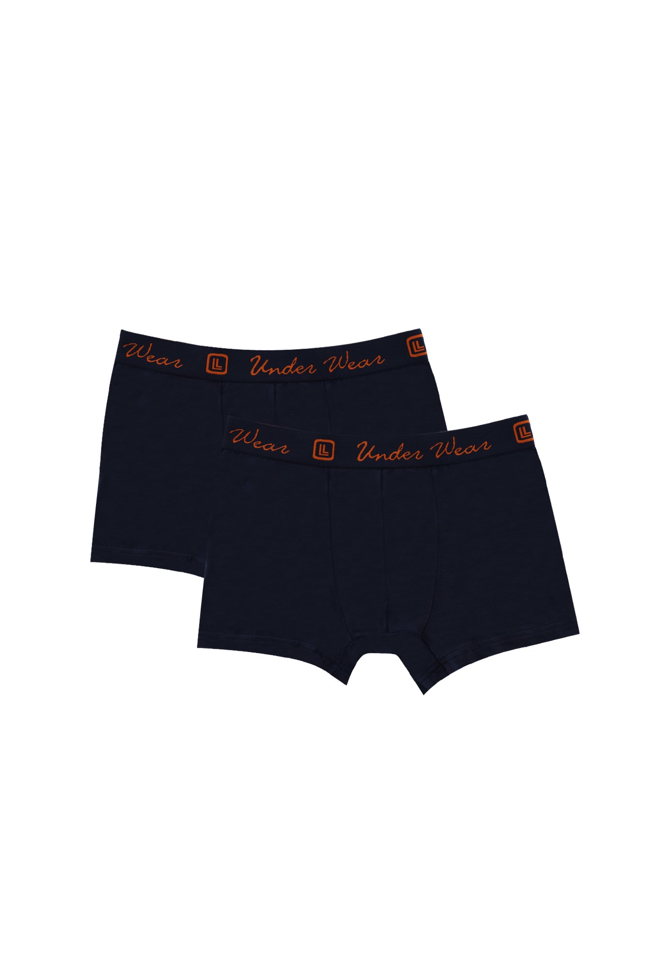 Koyu Lacivert 2'li Bambu Karışımlı Boxer Seti
