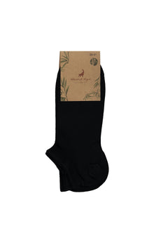 Siyah 2'li Bambu Karışımlı Likralı Esnek Spor Çorap Seti