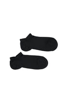 Siyah 2'li Bambu Karışımlı Likralı Esnek Spor Çorap Seti