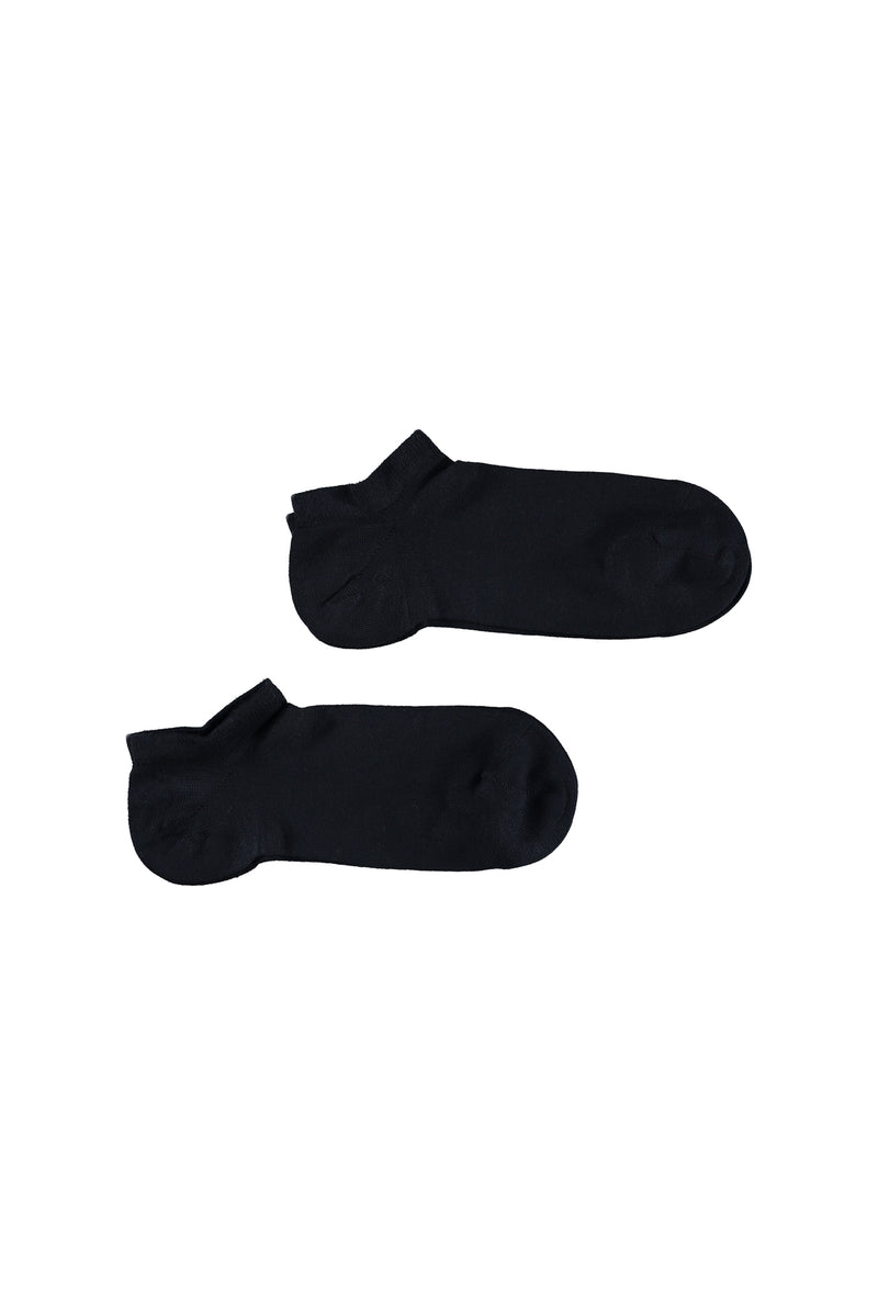 Lacivert 2'li Bambu Karışımlı Likralı Esnek Spor Çorap Seti