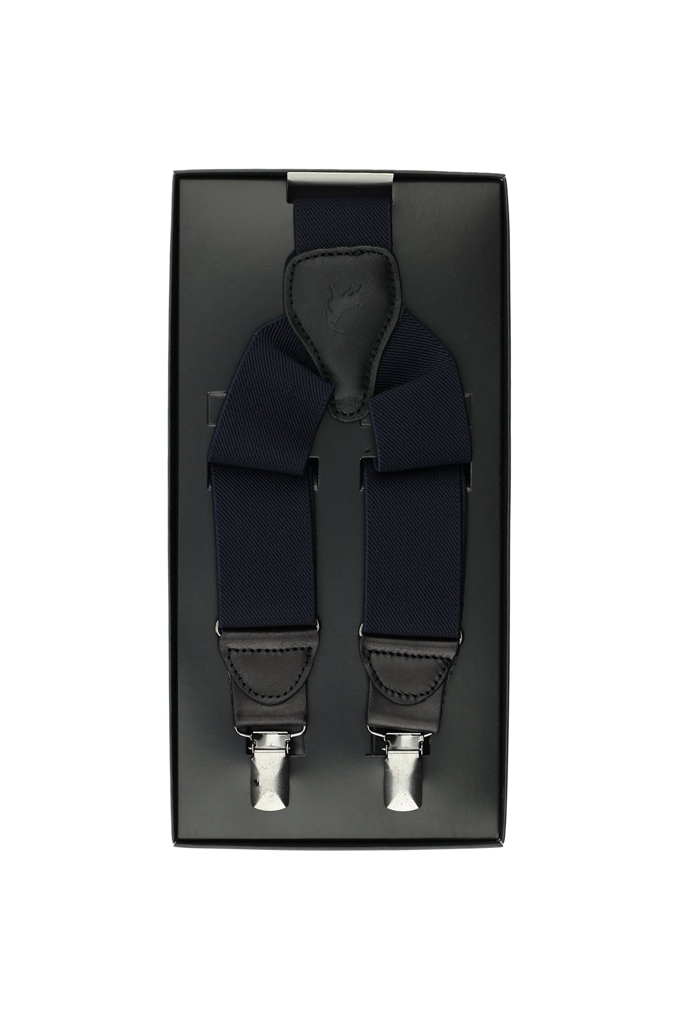 Lacivert Likralı Düz Pantolon Askısı