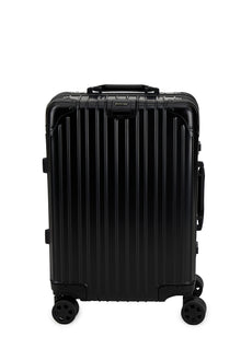 Siyah Alüminyum Kabin Boy Valiz (Ölçü 56x 21 x 37 cm Ağırlık 3.9 Taşıma Kapasitesi 15 kg Hacim 35 )