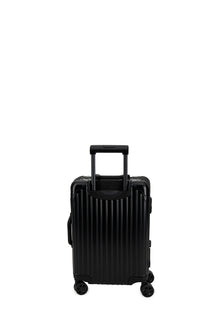 Siyah Alüminyum Kabin Boy Valiz (Ölçü 56x 21 x 37 cm Ağırlık 3.9 Taşıma Kapasitesi 15 kg Hacim 35 )
