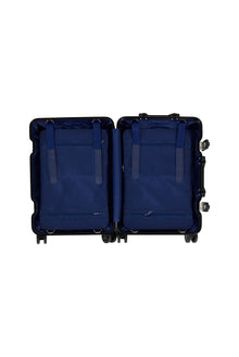 Siyah Alüminyum Kabin Boy Valiz (Ölçü 56x 21 x 37 cm Ağırlık 3.9 Taşıma Kapasitesi 15 kg Hacim 35 )