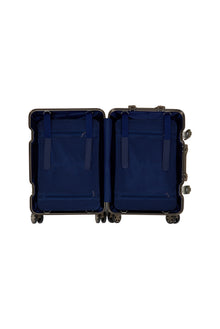 Orta Kahve Alüminyum Kabin Boy Valiz (Ölçü 56x 21 x 37 cm Ağırlık 3.9 Taşıma Kapasitesi 15 kg Hacim 35 )
