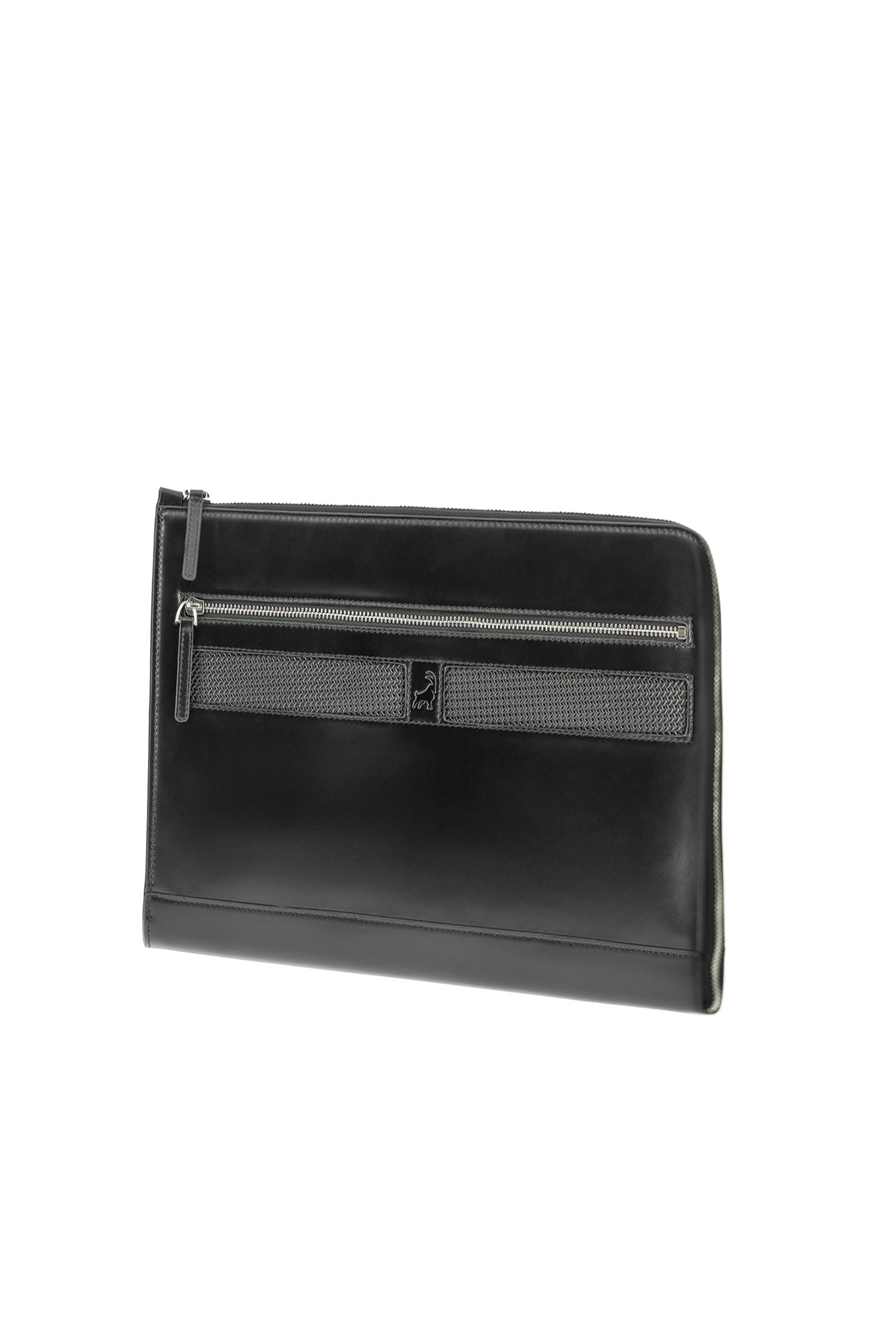 Siyah Deri Clutch El Çantası