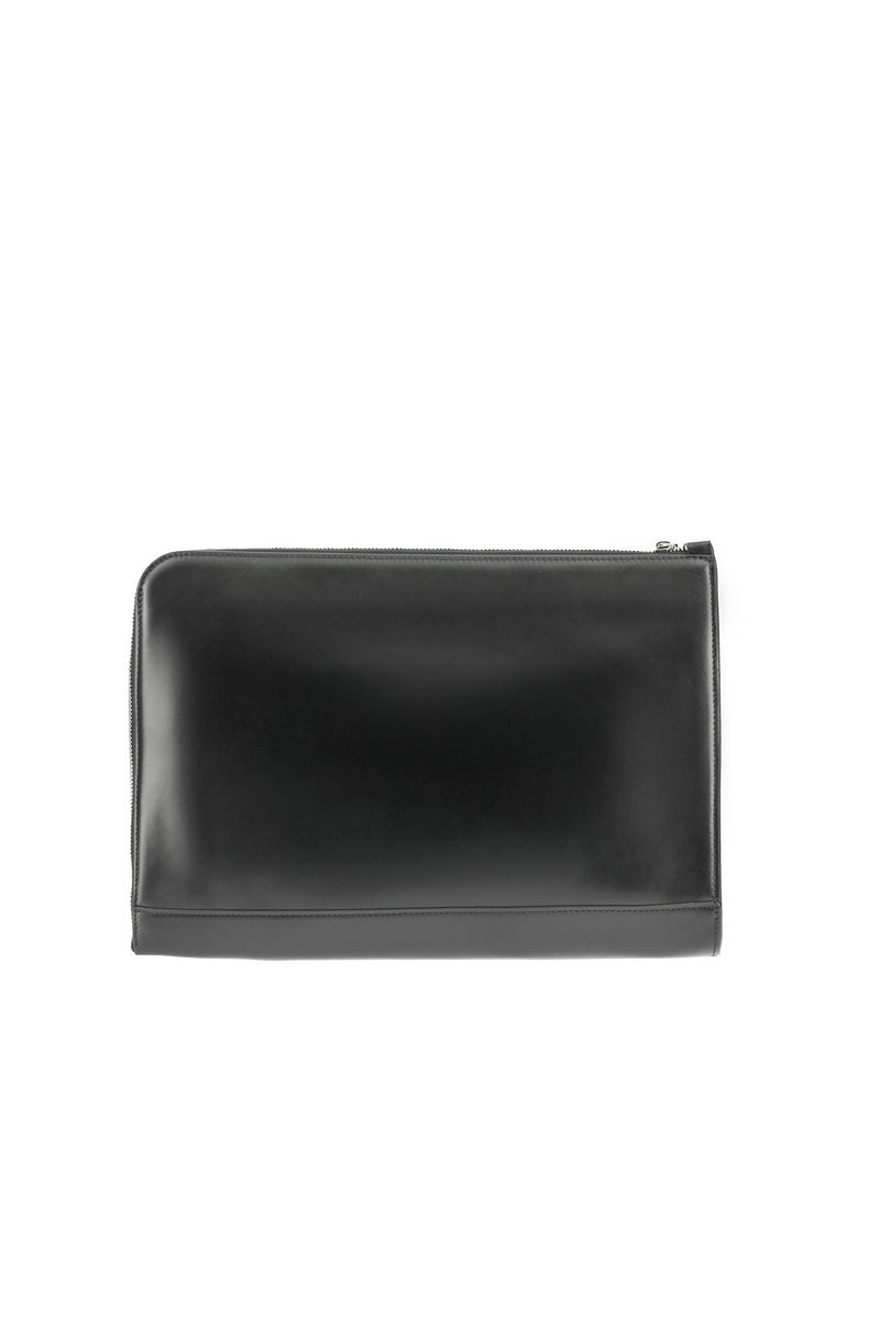 Siyah Deri Clutch El Çantası