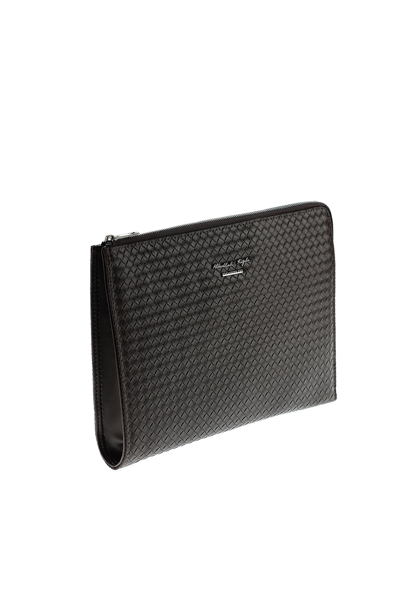 Koyu Kahve Küçük Clutch El Çantası
