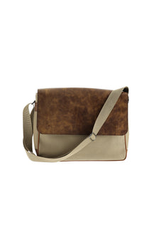 Açık Kahve  Kanvas Postacı Çantası