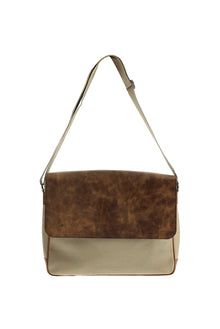 Açık Kahve  Kanvas Postacı Çantası