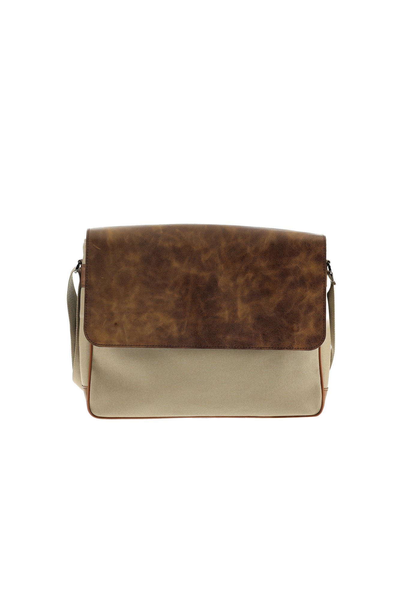 Açık Kahve  Kanvas Postacı Çantası