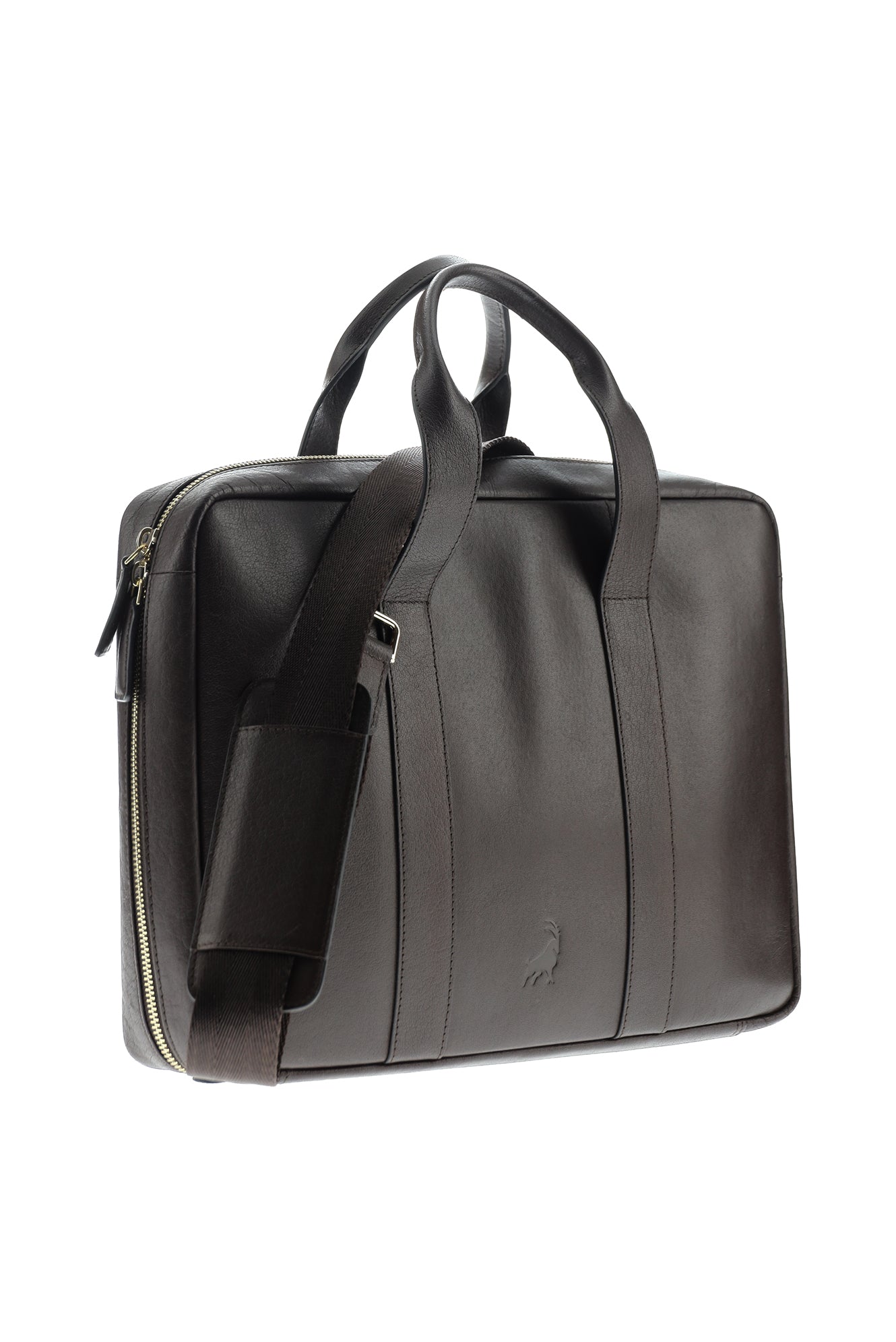 Koyu Kahve Deri Evrak Çantası