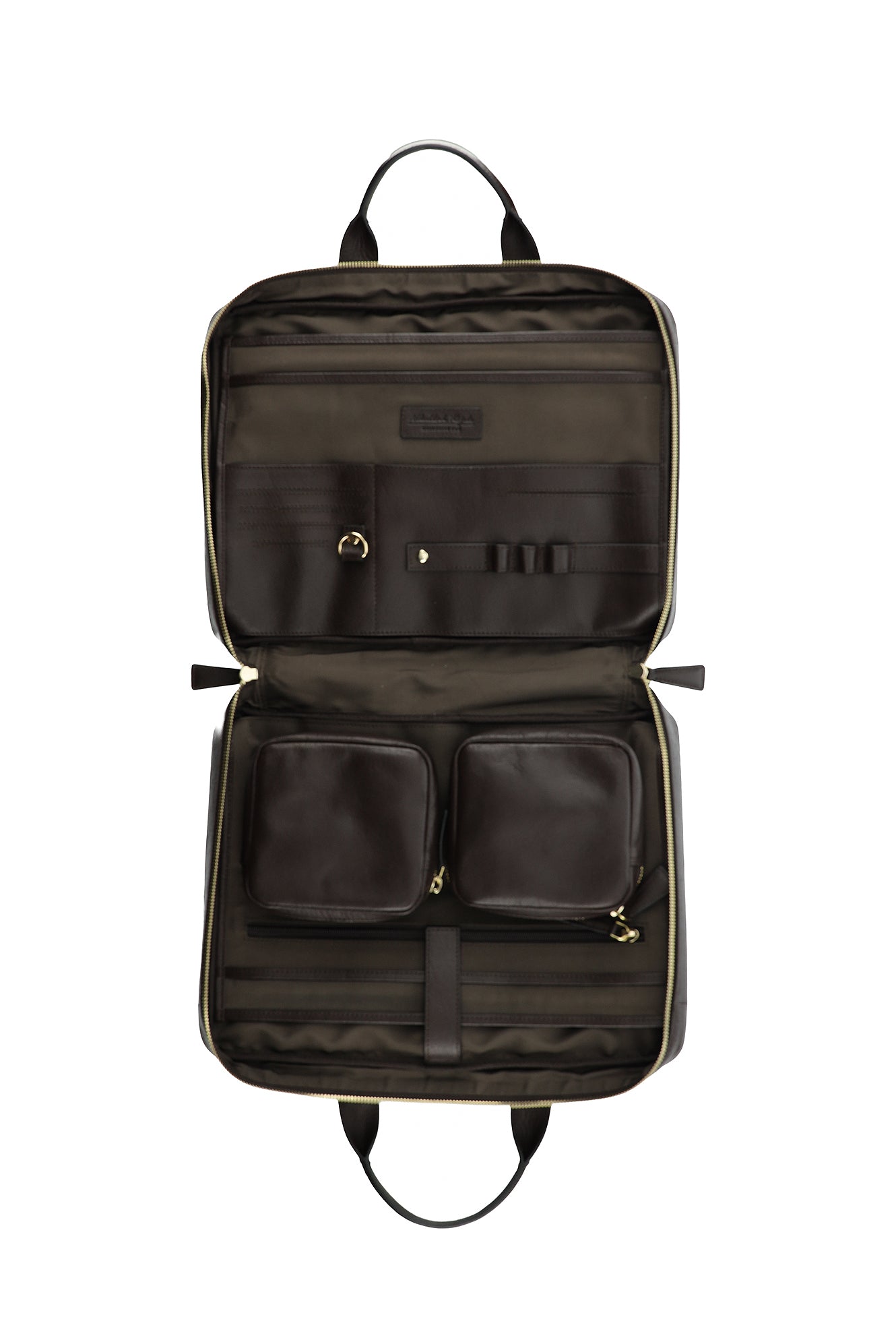 Koyu Kahve Deri Evrak Çantası