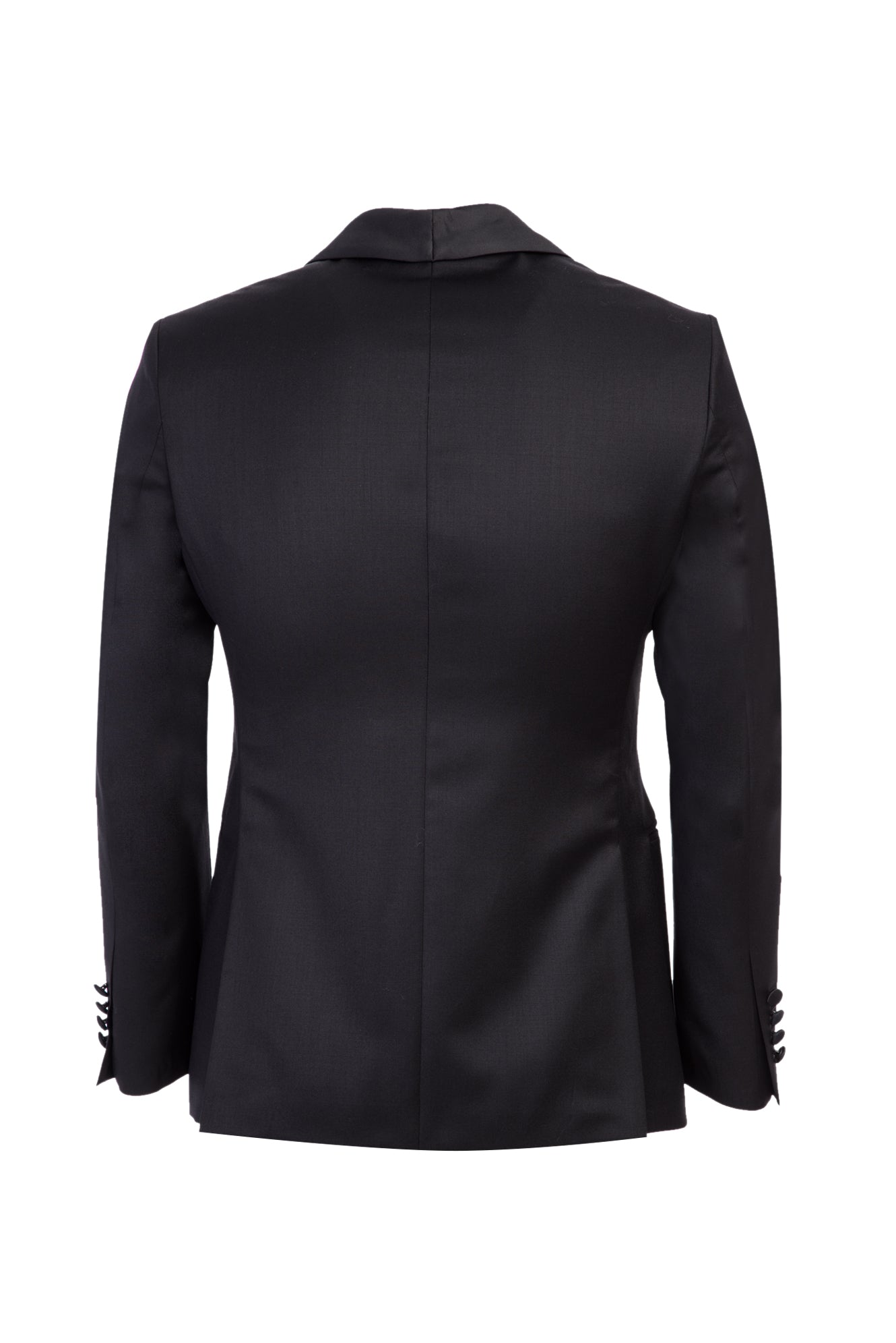 Siyah Slim Fit Dar Kesim Şal Yaka Smokin & Damatlık
