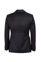 Siyah Slim Fit Dar Kesim Şal Yaka Smokin & Damatlık