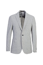 Açık Gri Spor Desenli Ceket