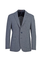 Koyu Lacivert 4 Drop Relaxed Fit Rahat Kesim Spor Desenli Ceket-Abdullah Ki??l?