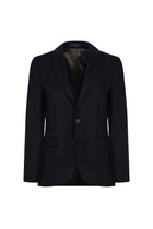 Siyah 4 Drop Relaxed Fit Rahat Kesim Yünlü Klasik Blazer Ceket-Abdullah Ki??l?