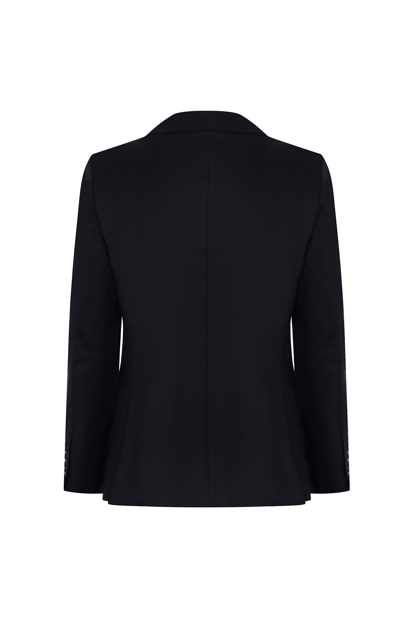 Siyah 4 Drop Relaxed Fit Rahat Kesim Yünlü Klasik Blazer Ceket-Abdullah Ki??l?