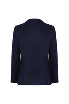 Orta Lacivert 6 Drop Regular Fit Standart Kesim Yünlü Klasik Blazer Ceket-Abdullah Ki??l?