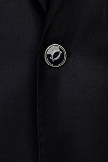Siyah 6 Drop Regular Fit Standart Kesim Yünlü Klasik Blazer Ceket-Abdullah Ki??l?