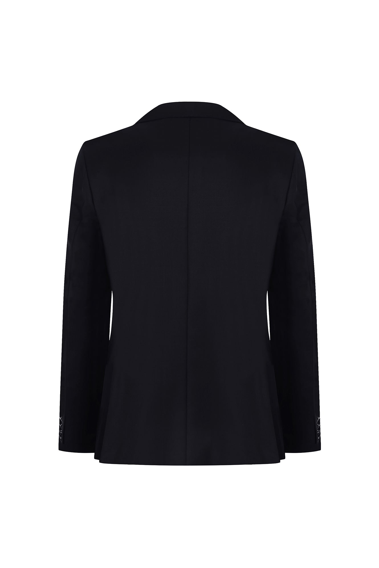 Siyah Regular Fit Yünlü Klasik Blazer Ceket
