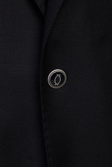 Siyah Regular Fit Yünlü Klasik Blazer Ceket