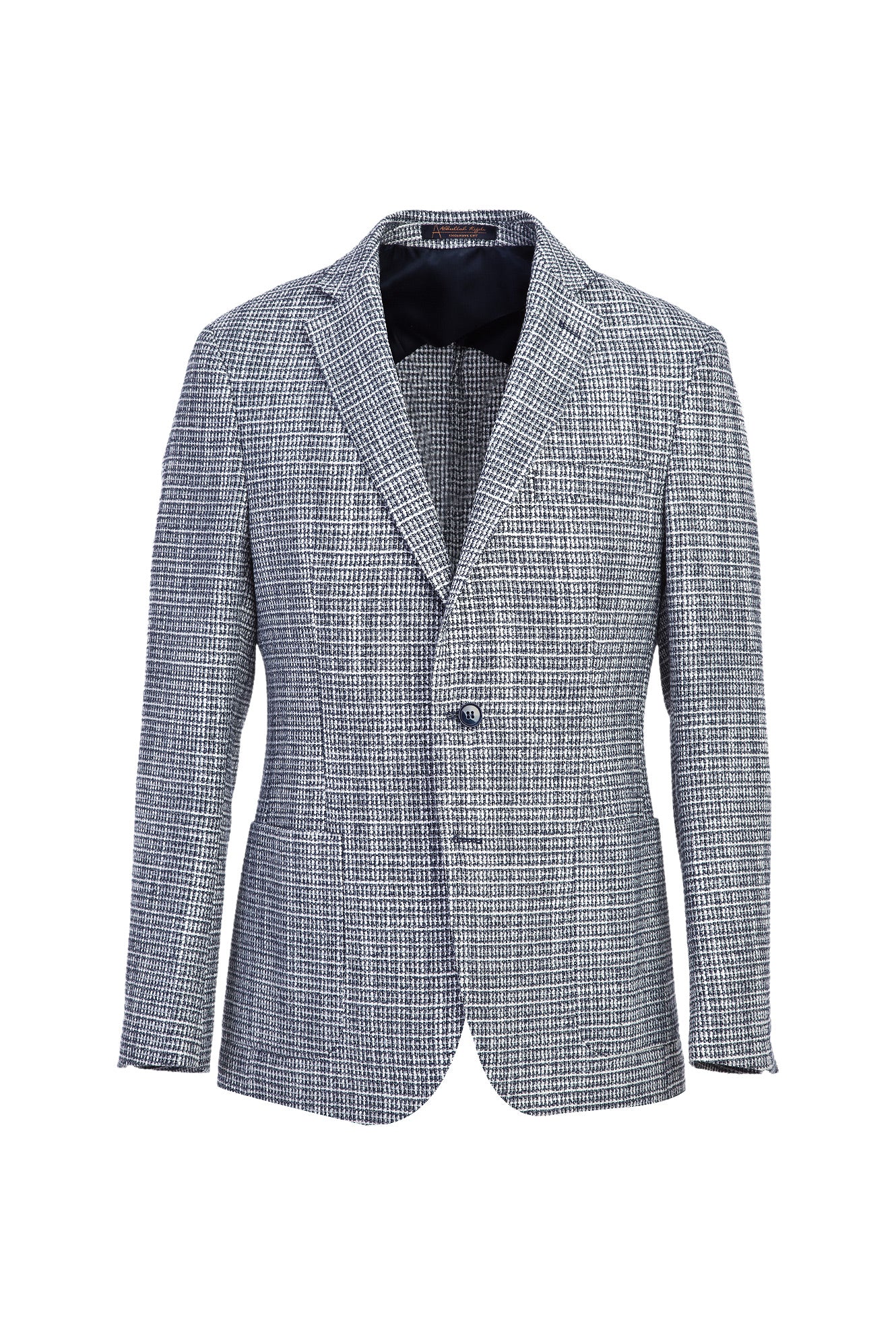 Siyah Lacivert 7 Drop Slim Fit Dar Kesim Ceket-Abdullah Ki??l?
