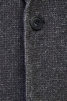 Siyah Relaxed Fit Rahat Kesim Desenli Örme Ceket