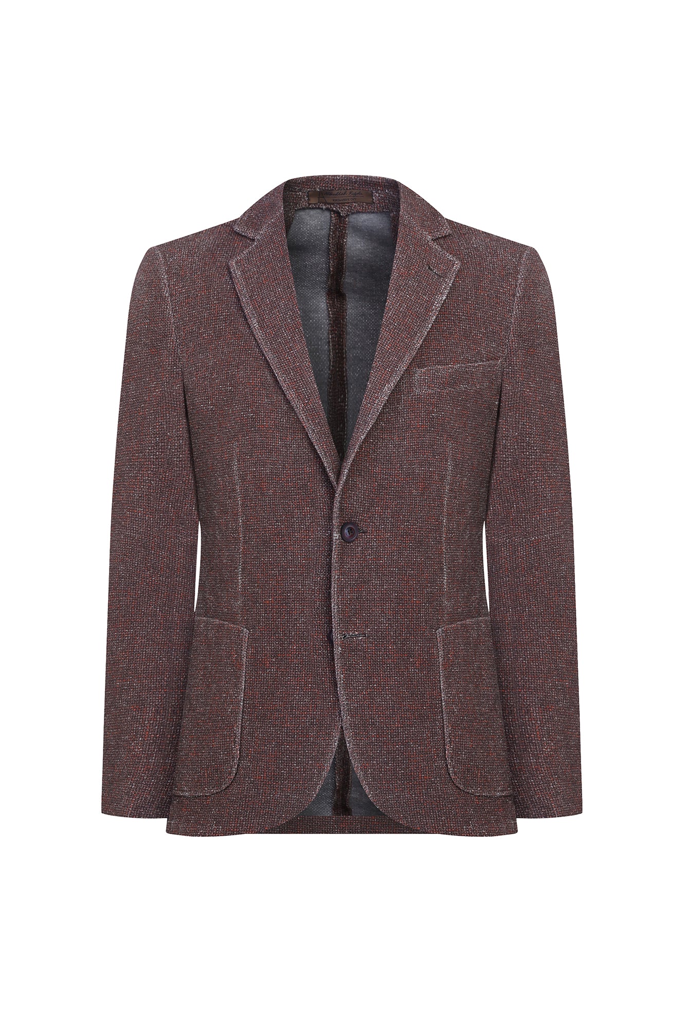 Koyu Bordo 4 Drop Relaxed Fit Rahat Kesim Ceket-Abdullah Ki??l?