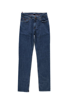 Koyu Mavi  Regular Fit Likralı Denim Pantolon