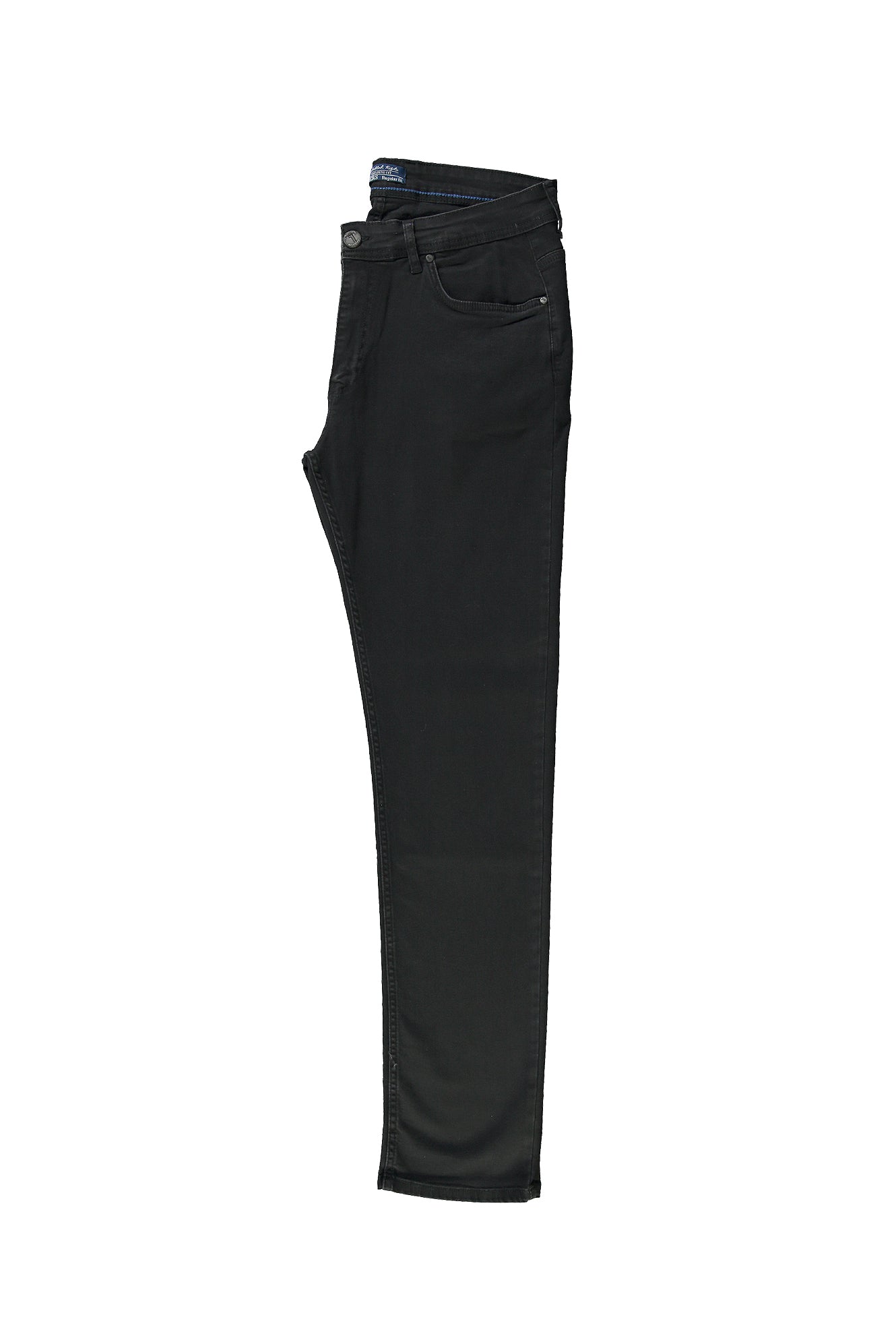 Siyah Regular Fit Standart Kesim Likral? Denim Pantolon-Abdullah Ki??l?