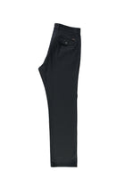 Koyu Lacivert Slim Fit Dar Kesim Likral? Kanvas / Chino Pantolon-Abdullah Ki??l?