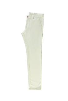 Beyaz Regular Fit Standart Kesim A.K SER Kanvas / Chino PANT Likral?-Abdullah Ki??l?