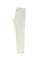 Beyaz Slim Fit Dar Kesim A.K SER Kanvas / Chino PANT Likral?-Abdullah Ki??l?